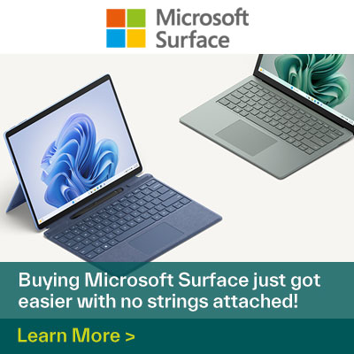 Buying Microsoft Surface just got easier with no strings attached!
