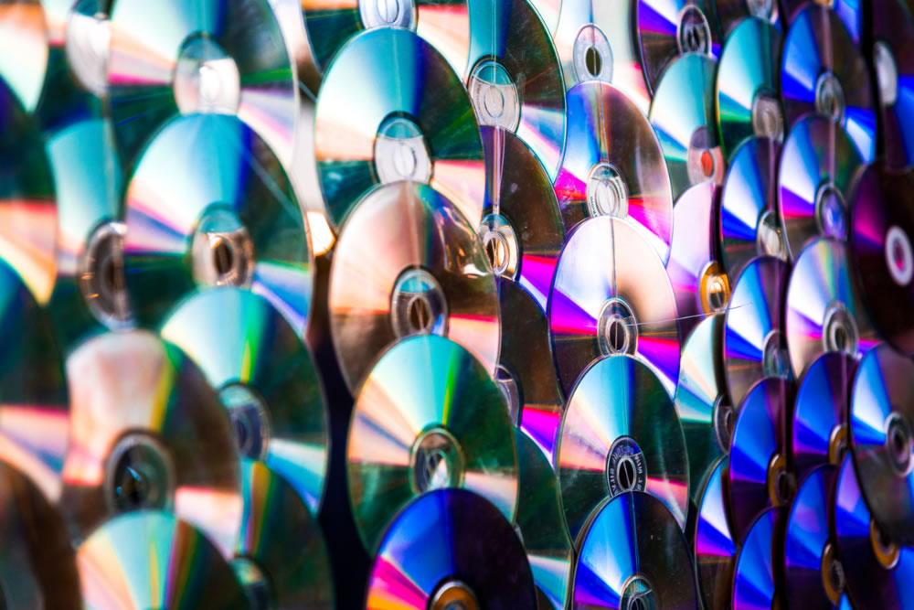 Old compact discs upcycled into wearable biosensors
