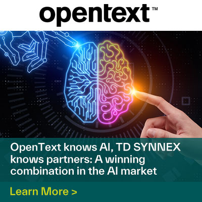 OpenText knows AI, TD SYNNEX knows partners: A winning combination in the AI market
