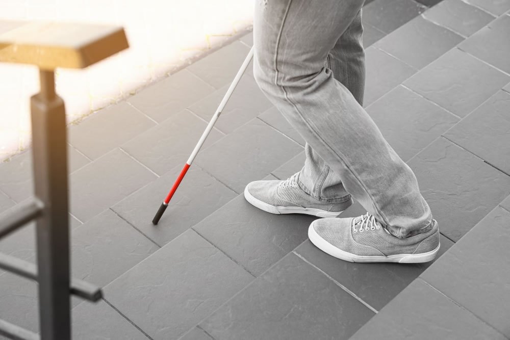 Smart cane guides blind users with autonomous vehicle technology