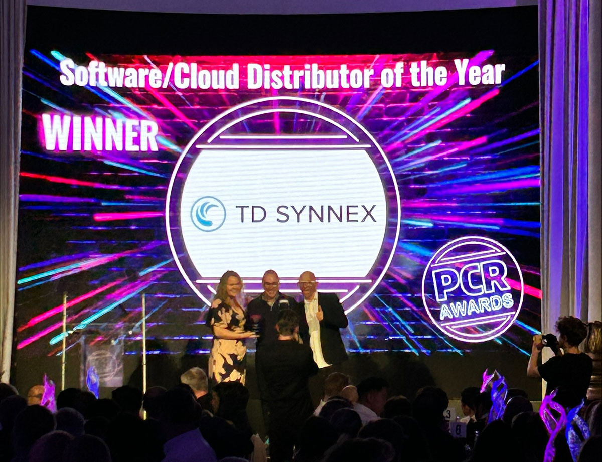 TD SYNNEX wins Software and Cloud Distributor of the Year at PCR awards