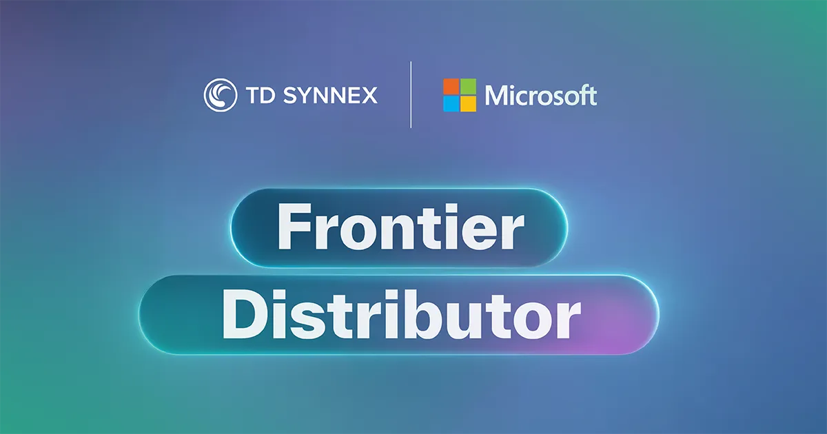 TD SYNNEX earns Microsoft&rsquo;s new Frontier Distributor designation