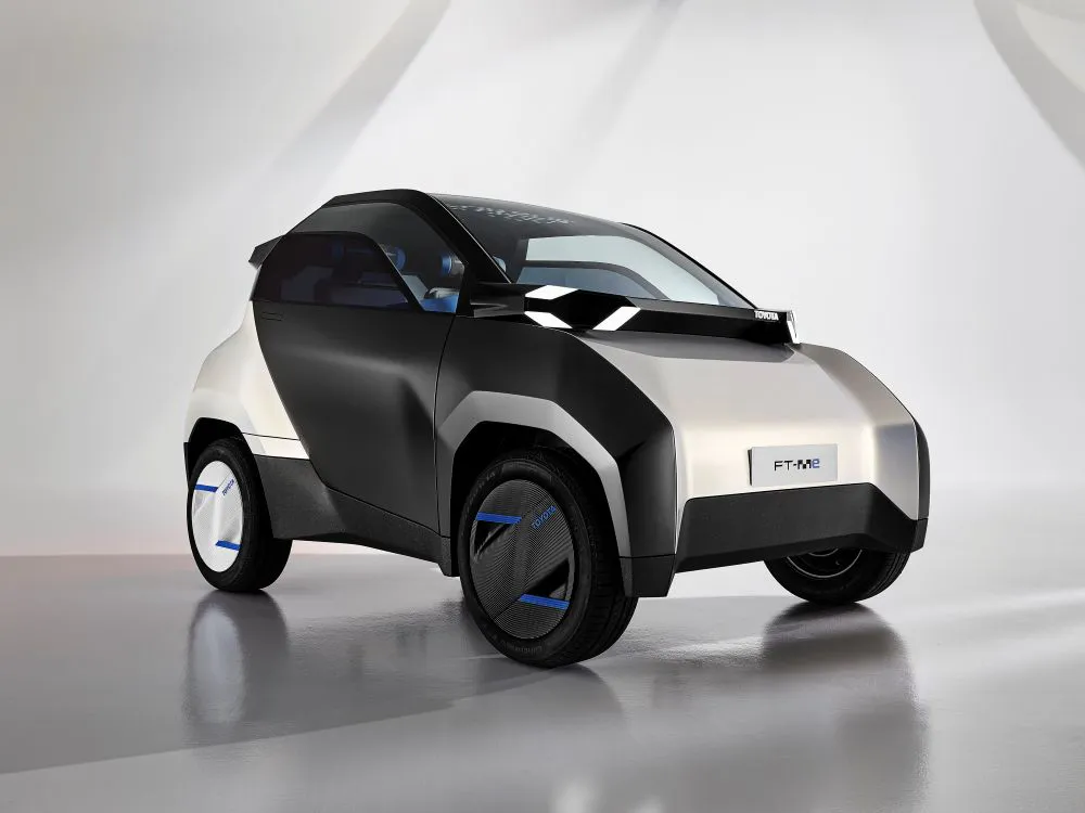 Toyota unveils miniature electric car with self-charging solar sunroof