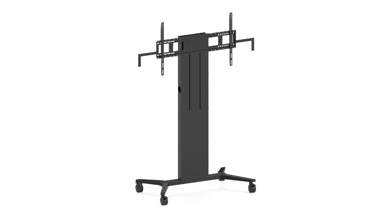 Vision trolleys make it easy to take big screens where they are needed 
