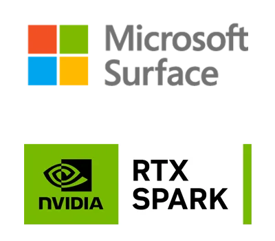 MS Surface & NVIDIA Spark Lockup