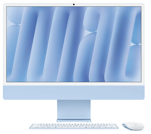 iMac. Powerful all-in-one. One of a kind at work.