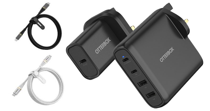 OtterBox chargers and cables